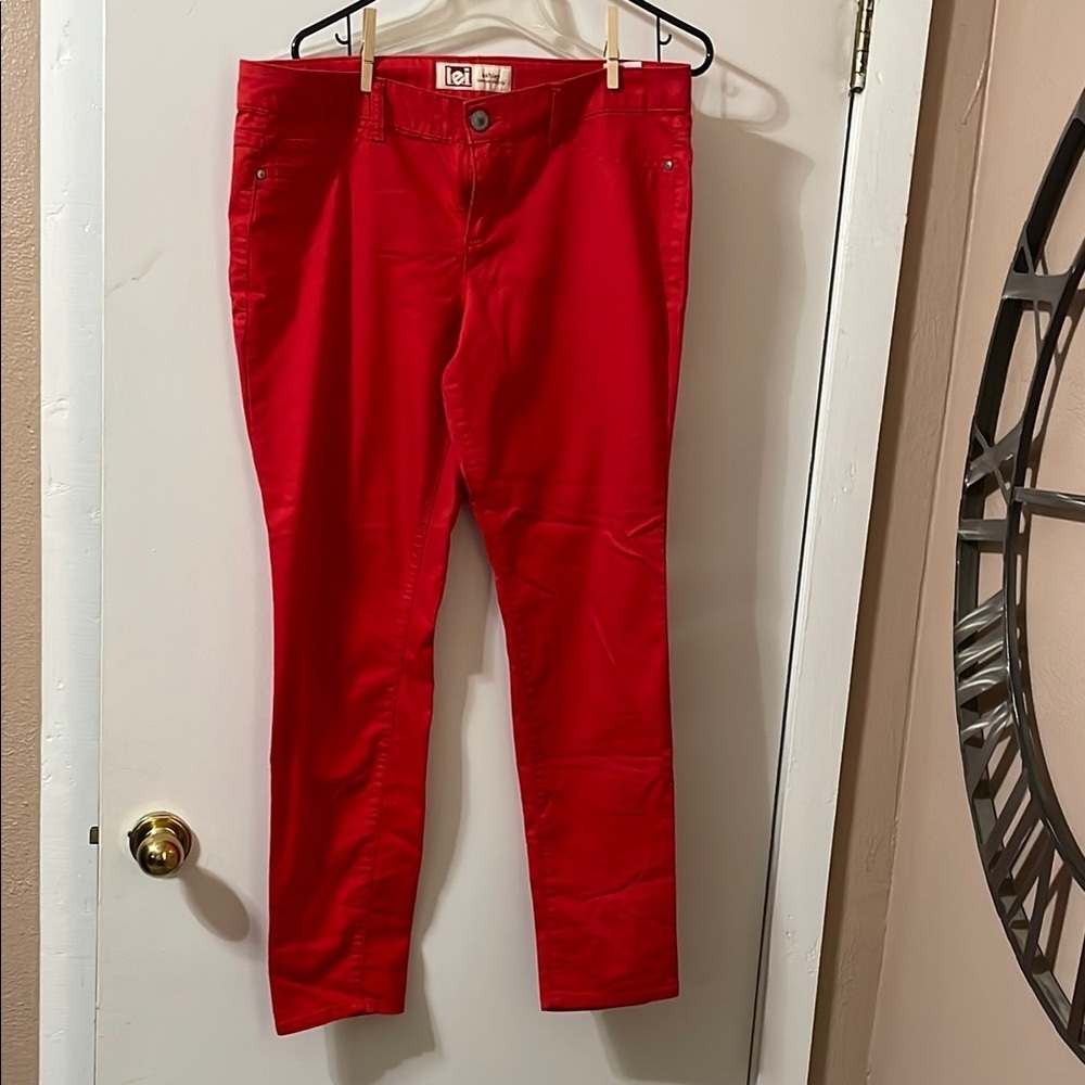 Lei Red skinny Pants